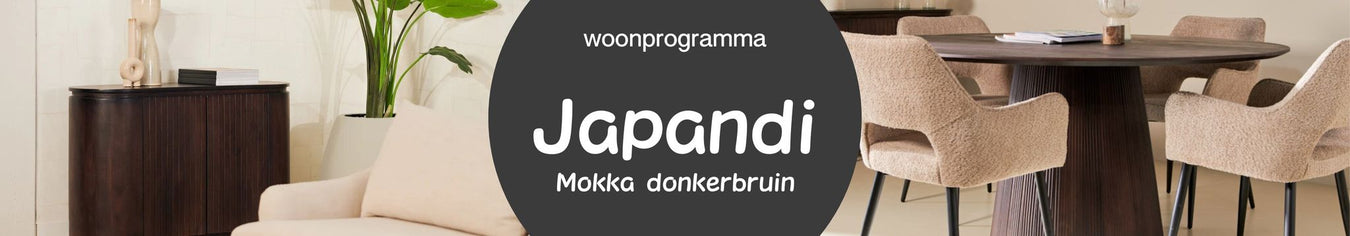 Japandi Mokka Donkerbruin