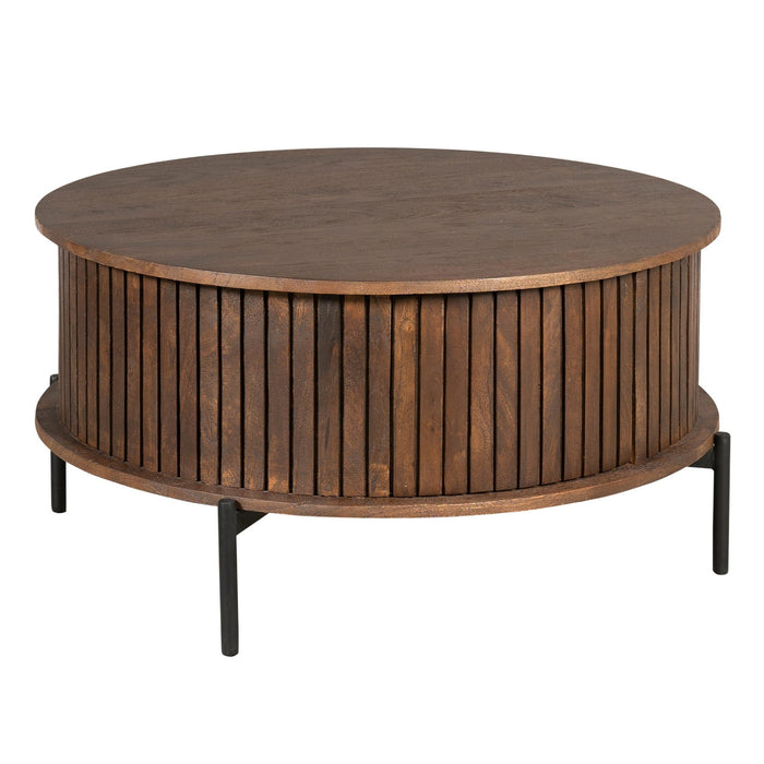 Salontafel Madison | Brown Ø80cm