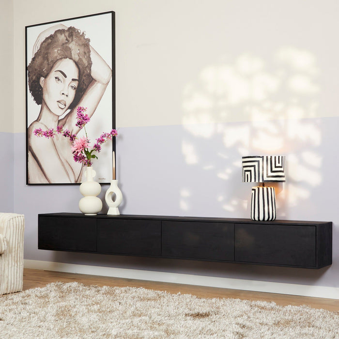 Zwevend TV-Meubel Vision  | Black 240cm