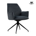 Eetkamerstoel Jill – Velvet Antraciet