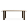Eettafel Rondo Rechthoekig | Donkerbruin