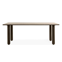 Eettafel Rondo Rechthoekig | Donkerbruin