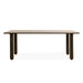 Eettafel Rondo Rechthoekig | Donkerbruin