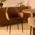 Eetkamerstoel Zara – Stof Choco
