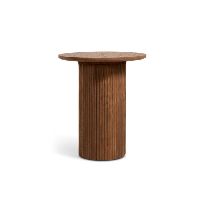 Bijzettafel Nora | Walnoot Ø40cm