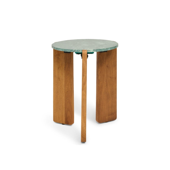 Bijzettafel Lila – Walnoot Ø39 cm