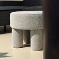Poef Demi – Bouclé Naturel