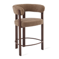 Barkruk Rose - Stof Taupe