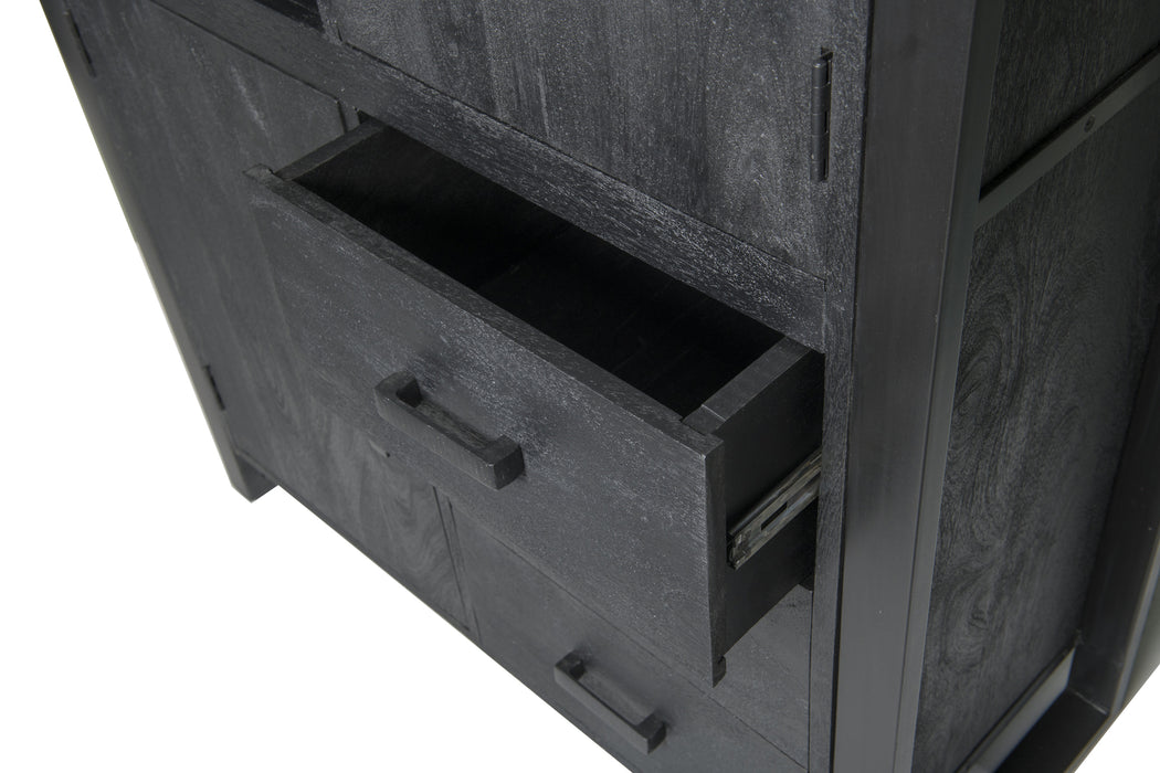 Kabinet Norris | Zwart 100cm