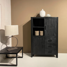 Kabinet Norris | Zwart 100cm