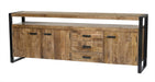 Dressoir Nairobi | Zwart 210cm