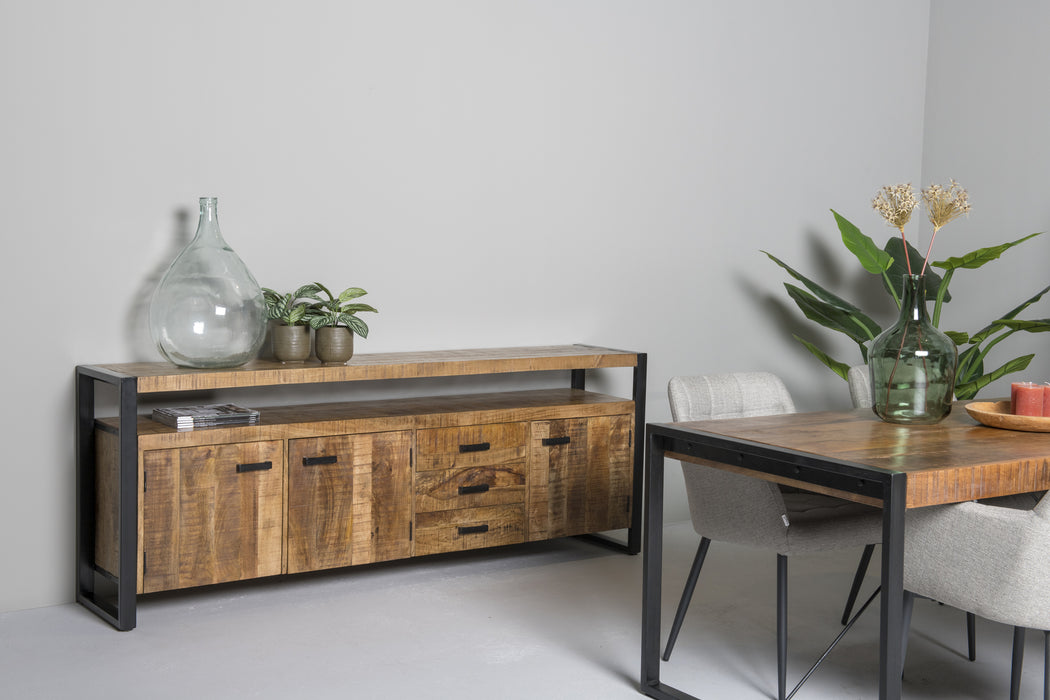 Dressoir Nairobi | Zwart 210cm