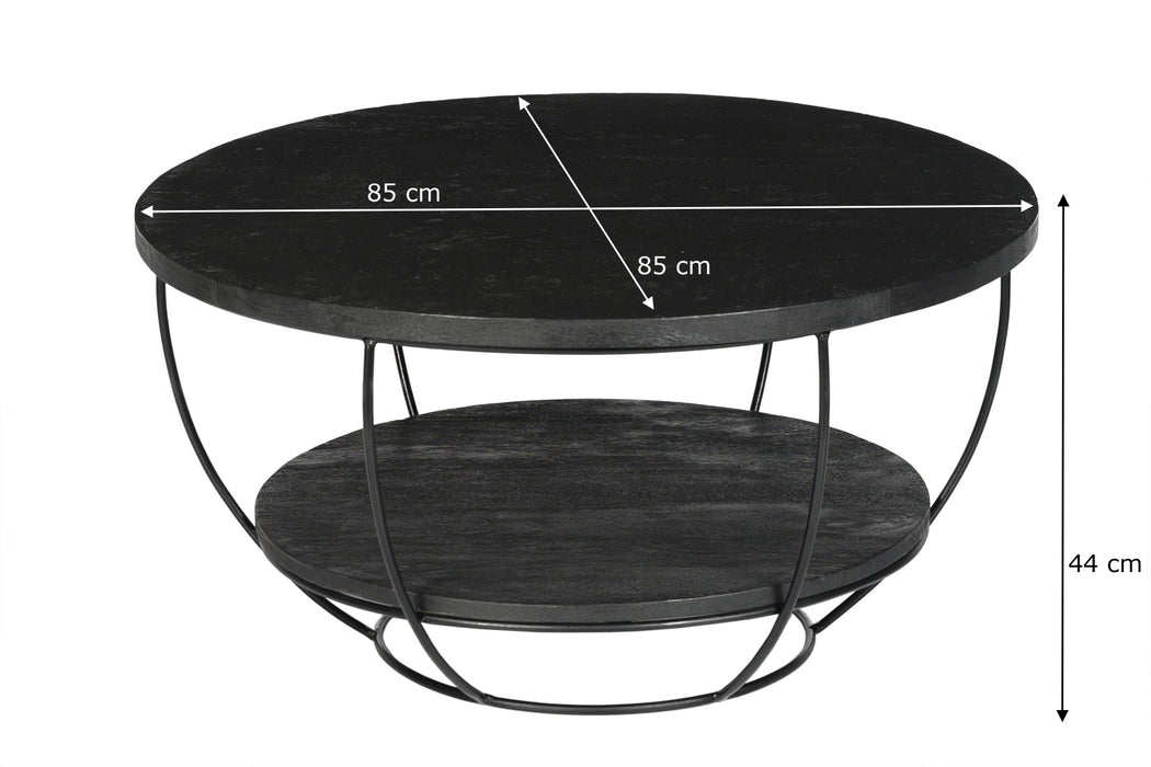 Salontafel Evan Norris | Zwart 85cm