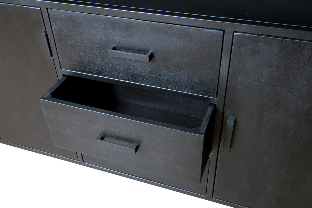 Dressoir Kala Open | Zwart 180cm