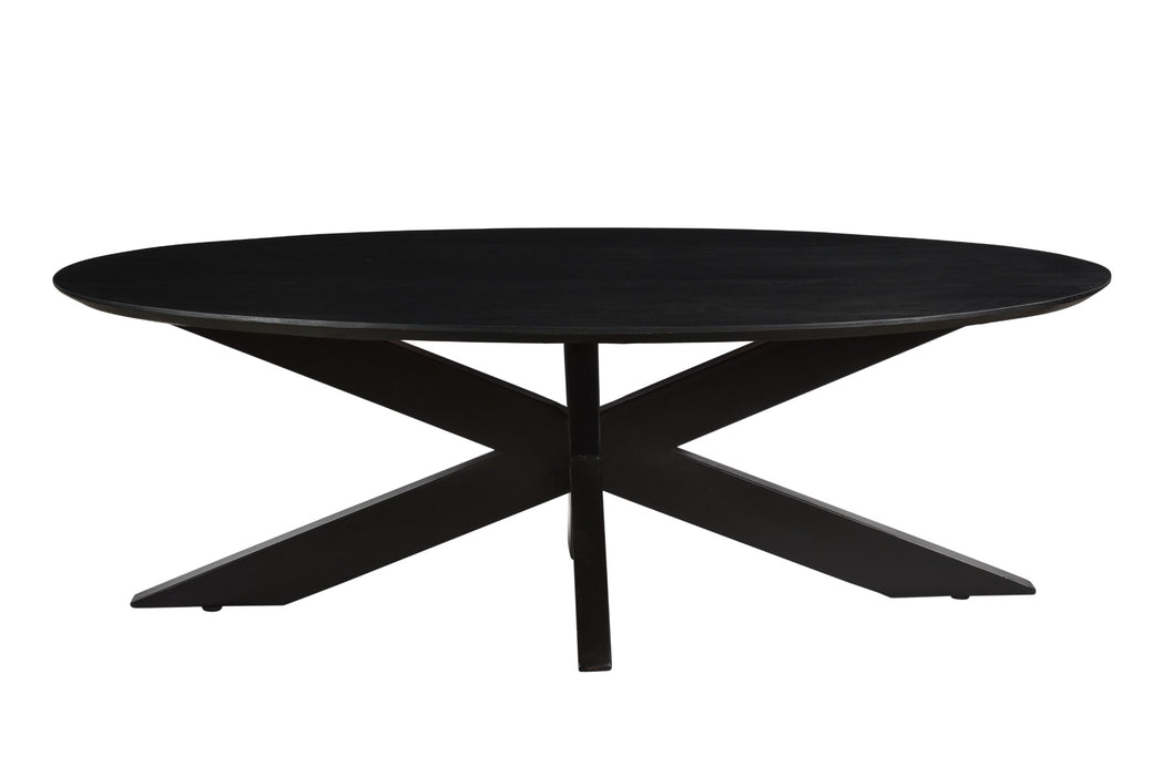 Salontafel Oslo Oval | Zwart