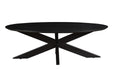 Salontafel Oslo Oval | Zwart