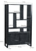 Kabinet Norris | Zwart 110cm