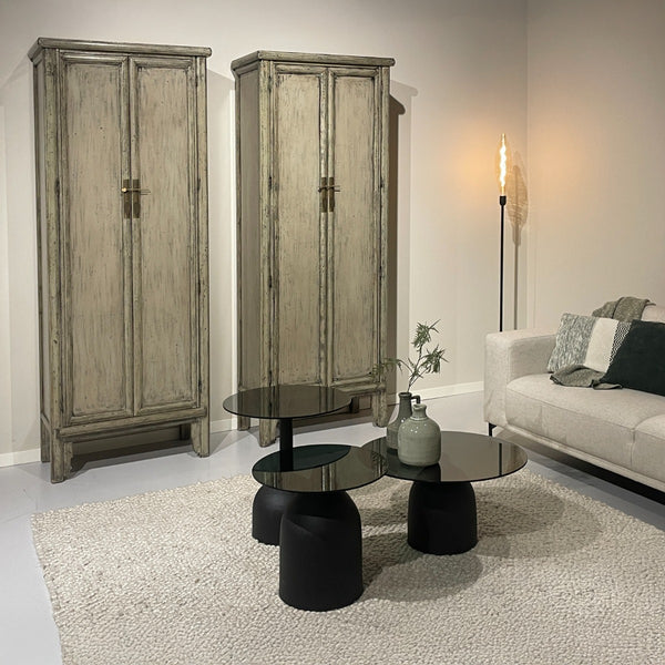 Kabinet Marie Elise | Grijs 95cm