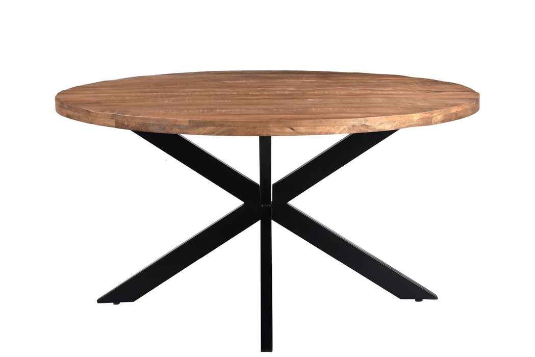 Eettafel Rocky Round Spider | Zwart