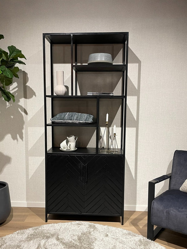 Kabinet York | Zwart 90cm