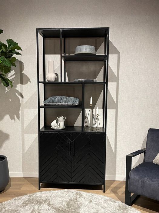 Kabinet York | Zwart 90cm