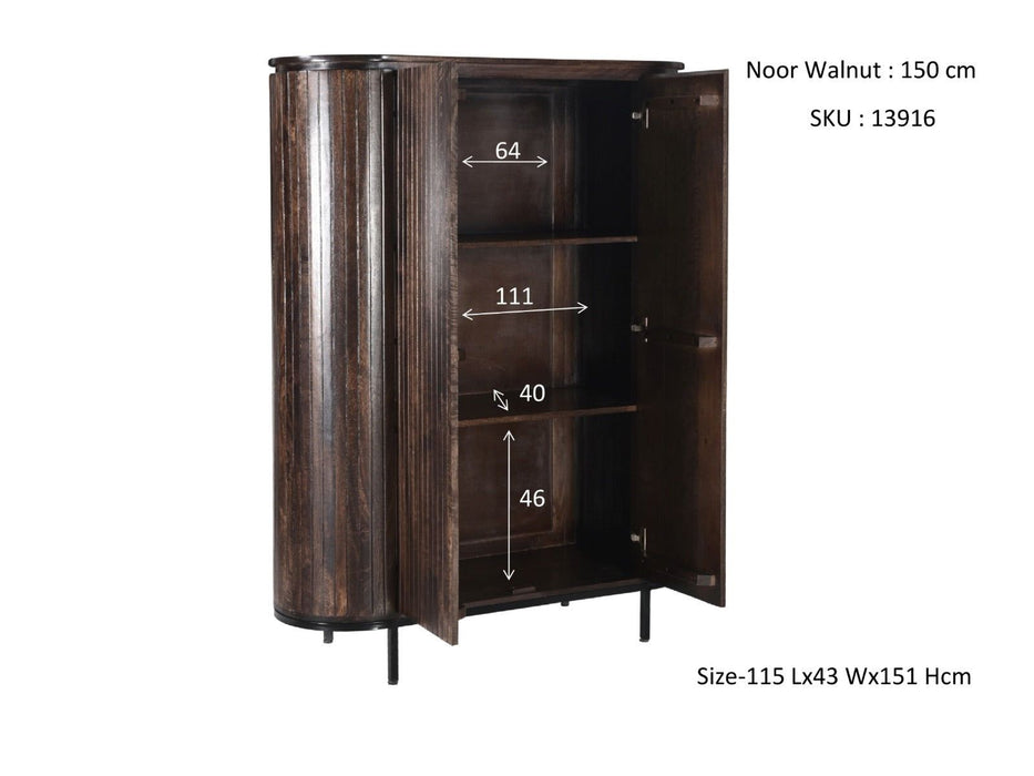 Wandkast Noor | Walnut 150cm