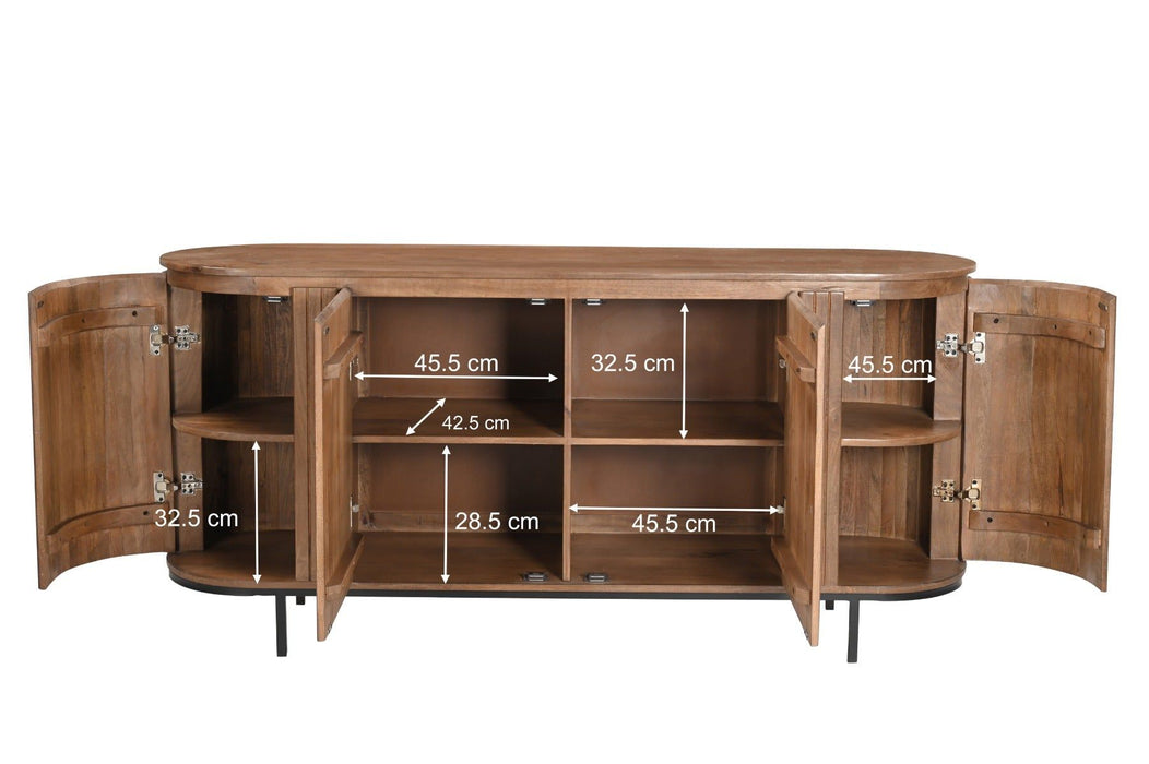 Dressoir Noor | Lichtbruin 170cm