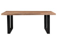 Eettafel Sturdy U | Zwart 220x100cm