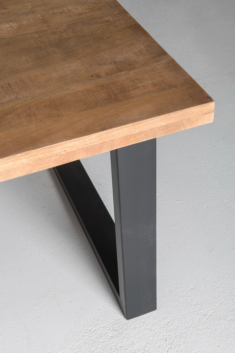 Eettafel Sturdy U | Zwart 220x100cm