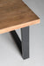 Eettafel Sturdy U | Zwart 220x100cm