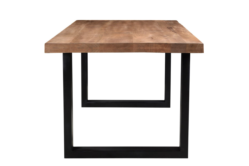Eettafel Sturdy U | Zwart 220x100cm