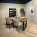Eettafel Sturdy U | Zwart 220x100cm