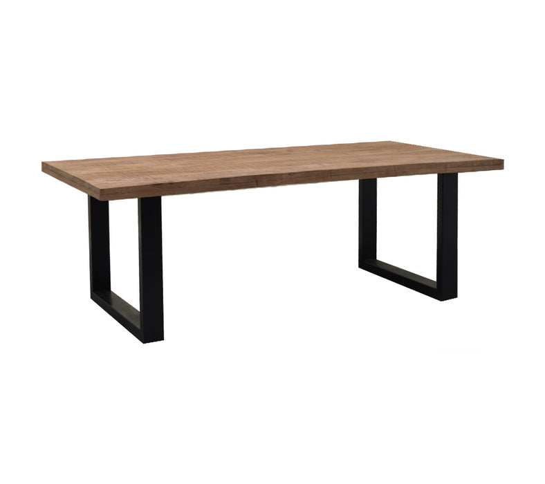 Eettafel Sturdy U | Zwart 220x100cm