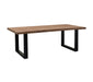 Eettafel Sturdy U | Zwart 220x100cm