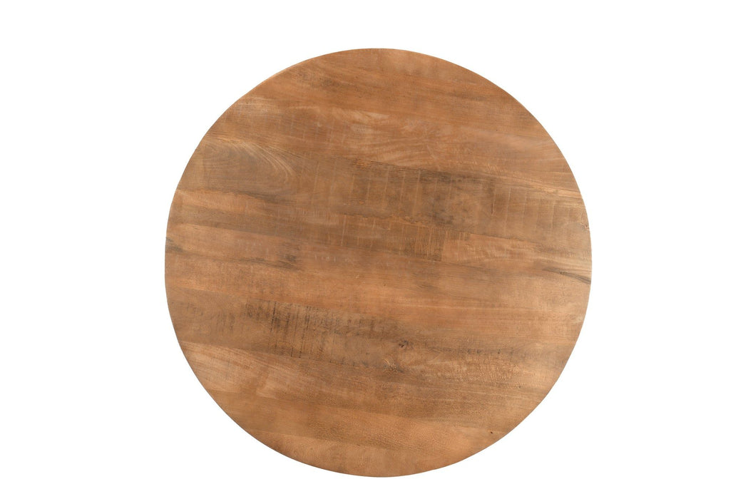 Eettafel Salvator Lichtbruin - Ø130cm | Rond