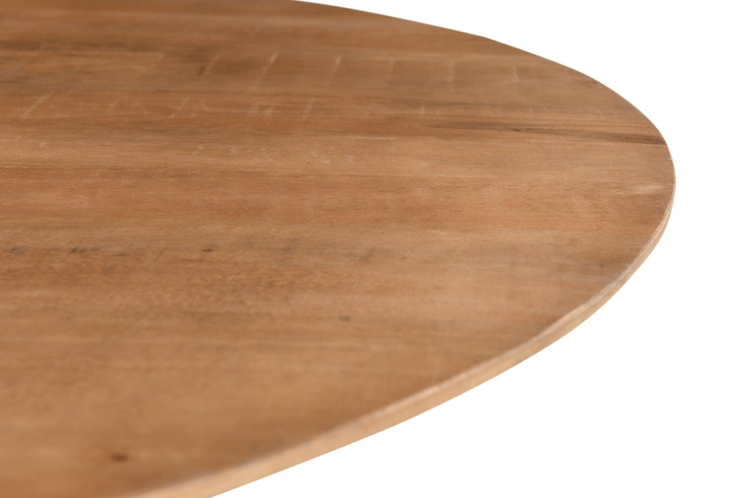 Eettafel Salvator Lichtbruin - Ø130cm | Rond