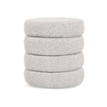 Poef Lune – Bouclé Naturel
