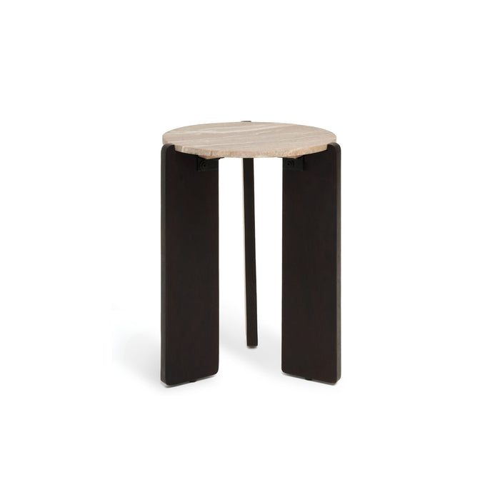 Bijzettafel Lila | Donkerbruin Ø39cm