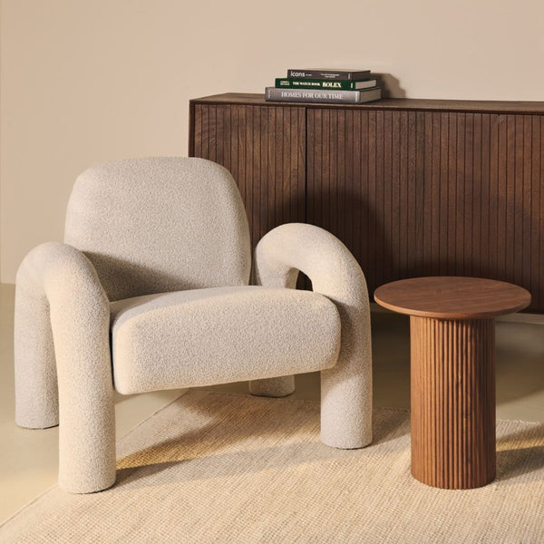 Fauteuil Anouk – Bouclé Naturel