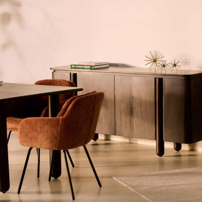 Dressoir Rondo | Donkerbruin 175cm