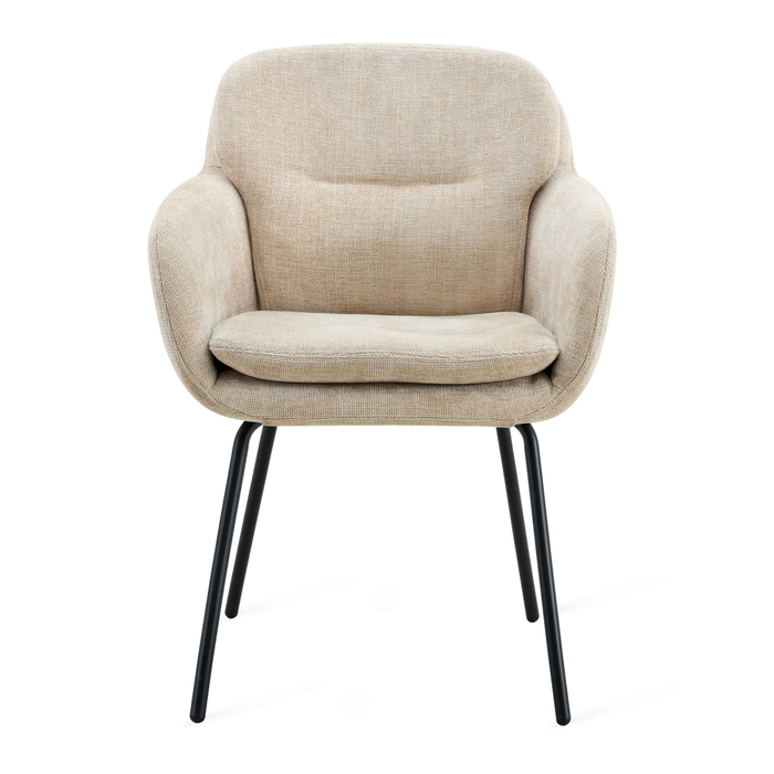 Eetkamerstoel Livia | Naturel Taupe