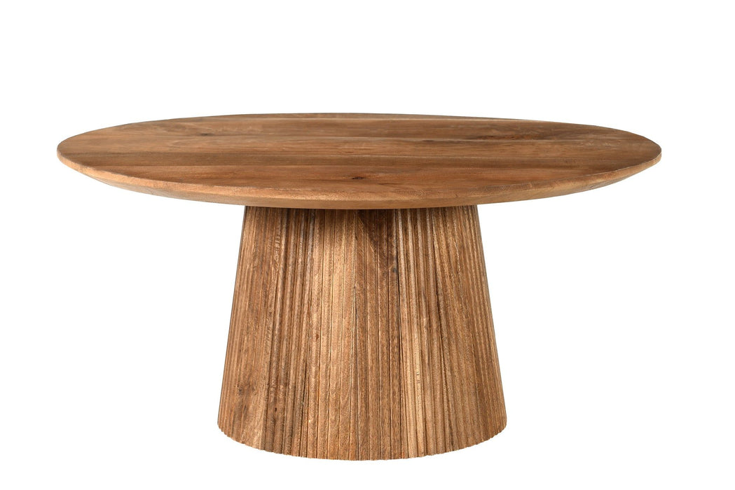 Bijzettafel Salvator | Lichtbruin 80cm