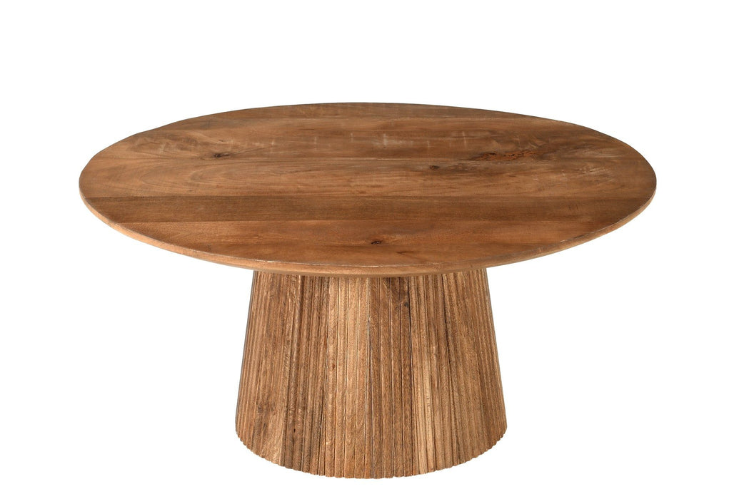 Bijzettafel Salvator | Lichtbruin 80cm