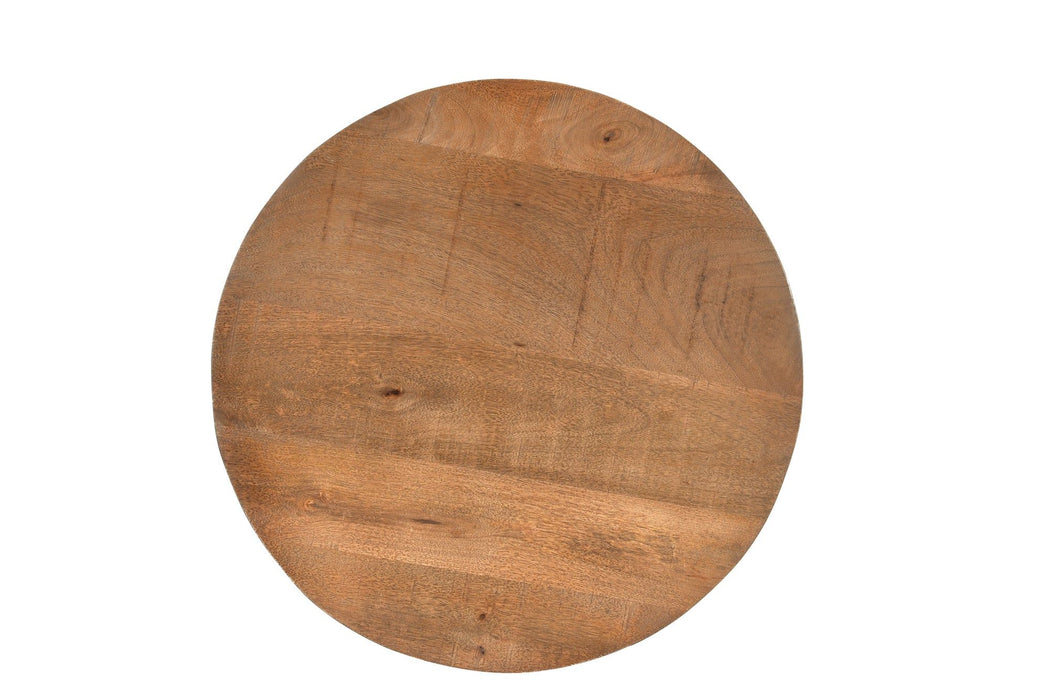 Bijzettafel Salvator | Lichtbruin 80cm