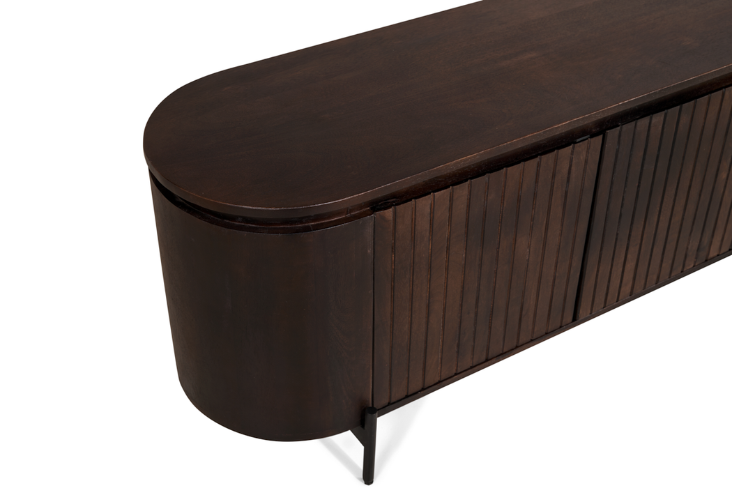 TV-Meubel Mokka Donkerbruin - 210cm