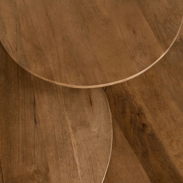 Bijzettafel Mokka | Lichtbruin Ø50cm