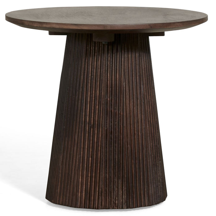 Bijzettafel Mokka  Donkerbruin Ø50cm