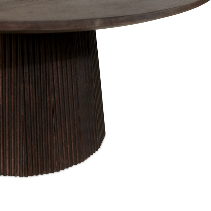Bijzettafel Mokka Donkerbruin Ø60cm