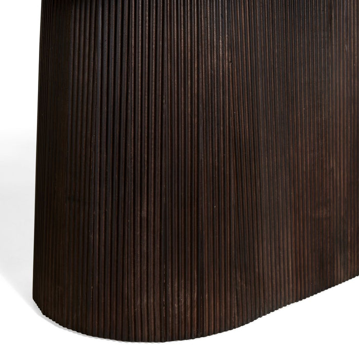 Eettafel Mokka Donkerbruin - 180cm | Ovaal