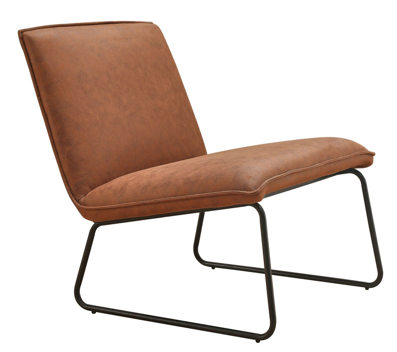 Fauteuil James – Microleder Cognac